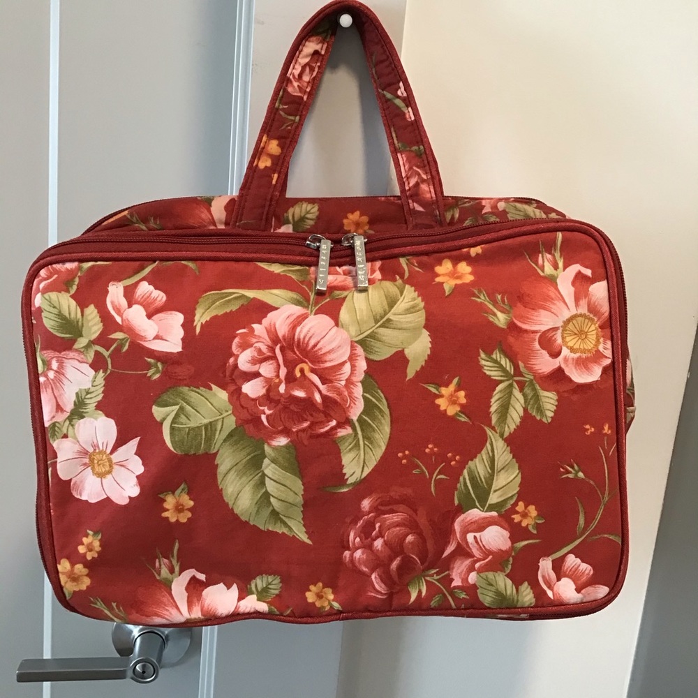 Modella Allegro Pacific Floral Cosmetic Bag